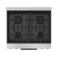 Gordon Ramsay by THOR Kitchen 30" 4.55 cu. ft. Professional Propane Gas Range with Tilt Panel Touch Control and Self-Clean in Stainless Steel with Rose Gold Accents, RSG30LP-RSG