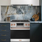 Gordon Ramsay by THOR Kitchen 30" 4.55 cu. ft. Professional Natural Gas Range with Tilt Panel Touch Control and Self-Clean in Stainless Steel with Rose Gold Accents, RSG30-RSG