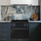 Gordon Ramsay by THOR Kitchen 30" 4.55 cu. ft. Professional Propane Gas Range with Tilt Panel Touch Control and Self-Clean in Matte Black with Navy Blue Accents, RSG30BLP-BLU