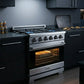 Gordon Ramsay by THOR Kitchen 30" 4.55 cu. ft. Propane Gas Range in Stainless Steel RSG30PLP