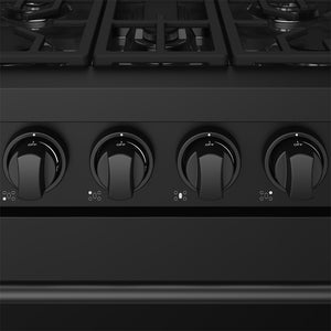 Gordon Ramsay by THOR Kitchen 30" 4.55 cu. ft. Gas Range in Black, RSG30PB