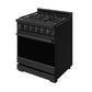 Gordon Ramsay by THOR Kitchen 30" 4.55 cu. ft. Gas Range in Black, RSG30PB