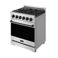 Gordon Ramsay by THOR Kitchen 30" 4.55 cu. ft. Propane Gas Range in Stainless Steel with Black Accents, RSG30PLP-BLK