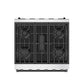 Gordon Ramsay by THOR Kitchen 30" 4.55 cu. ft. Propane Gas Range in Stainless Steel with Black Accents, RSG30PLP-BLK