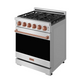 Gordon Ramsay by THOR Kitchen 30" 4.55 cu. ft. Gas Range in Stainless Steel with Rose Gold Accents, RSG30P-RSG