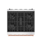 Gordon Ramsay by THOR Kitchen 30" 4.55 cu. ft. Gas Range in Stainless Steel with Rose Gold Accents, RSG30P-RSG