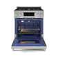 Gordon Ramsay by THOR Kitchen 30" 4.55 cu. ft. Professional Propane Gas Range with Tilt Panel Touch Control and Self-Clean in Stainless Steel, RSG30LP