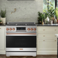 Gordon Ramsay by THOR Kitchen 36" 6.0 cu. ft. Professional Natural Gas Range with Tilt Panel Touch Control, Self-Clean and Air Fry in Stainless Steel with Rose Gold Accents, RSG36-RSG