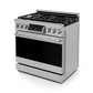 Gordon Ramsay by THOR Kitchen 36" 6.0 cu. ft. Professional Natural Gas Range with Tilt Panel Touch Control, Self-Clean and Air Fry in Stainless Steel, RSG36
