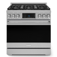Gordon Ramsay by THOR Kitchen 36" 6.0 cu. ft. Professional Natural Gas Range with Tilt Panel Touch Control, Self-Clean and Air Fry in Stainless Steel, RSG36