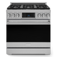 Gordon Ramsay by THOR Kitchen 36" 6.0 cu. ft. Professional Propane Gas Range with Tilt Panel Touch Control, Self-Clean and Air Fry in Stainless Steel, RSG36LP