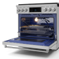 Gordon Ramsay by THOR Kitchen 36" 6.0 cu. ft. Professional Propane Gas Range with Tilt Panel Touch Control, Self-Clean and Air Fry in Stainless Steel, RSG36LP