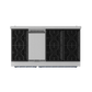 Gordon Ramsay by THOR Kitchen 48" 6.8 cu. ft. Professional Natural Gas Range in Stainless Steel/Blue, RSG48E-BLU