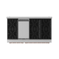 Gordon Ramsay by THOR Kitchen 48" 6.8 cu. ft. Professional Propane Gas Range in Stainless Steel with Rose Gold Accents, RSG48ELP-RSG