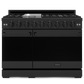 Gordon Ramsay by THOR Kitchen 48" 6.8 cu. ft. Professional Natural Gas Range in Matte Black, RSG48EB