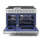 Gordon Ramsay by THOR Kitchen 48" 6.8 cu. ft. Professional Propane Gas Range in Stainless Steel, RSG48ELP