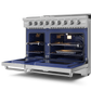 Gordon Ramsay by THOR Kitchen 48" 6.8 cu. ft. Professional Natural Gas Range in Stainless Steel, RSG48E
