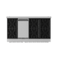 Gordon Ramsay by THOR Kitchen 48" 6.8 cu. ft. Professional Propane Gas Range in Stainless Steel, RSG48ELP
