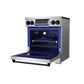 Gordon Ramsay by THOR Kitchen 30" Induction Range in Stainless Steel with Black Accents, RSI30-BLK
