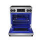 Gordon Ramsay by THOR Kitchen 30" Induction Range in Stainless Steel with Black Accents, RSI30-BLK