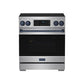 Gordon Ramsay by THOR Kitchen 30" Induction Range in Stainless Steel with Blue Accents, RSI30-BLU