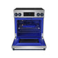 Gordon Ramsay by THOR Kitchen 30" Induction Range in Stainless Steel with Blue Accents, RSI30-BLU