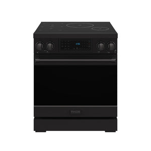 Gordon Ramsay by THOR Kitchen 30" Induction Range in Black Matte, RSI30B