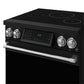 Gordon Ramsay by THOR Kitchen 30" Induction Range in Black Matte with Stainless Steel Accents, RSI30B-SS