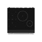 Gordon Ramsay by THOR Kitchen 30" Induction Range in Black Matte with Stainless Steel Accents, RSI30B-SS