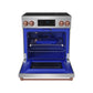 Gordon Ramsay by THOR Kitchen 30" Induction Range in Stainless Steel with Rose Gold Accents, RSI30-RSG