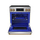 Gordon Ramsay by THOR Kitchen 30" Induction Range in Stainless Steel with Bronze Accents, RSI30-BRZ