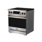 Gordon Ramsay by THOR Kitchen 30" Induction Range in Stainless Steel with Bronze Accents, RSI30-BRZ
