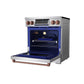 Gordon Ramsay by THOR Kitchen 30" Induction Range in Stainless Steel with Rose Gold Accents, RSI30-RSG