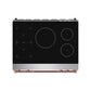 Gordon Ramsay by THOR Kitchen 36" Induction Range in Stainless Steel with Rose Gold hardware, RSI36-RSG