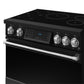 Gordon Ramsay by THOR Kitchen 36" Induction Range in Black Matte with Stainless Steel Accents, RSI36B-SS