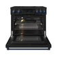 Gordon Ramsay by THOR Kitchen 36" Induction Range in Black Matte with Blue Accents, RSI36B-BLU