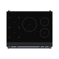 Gordon Ramsay by THOR Kitchen 36" Induction Range in Black Matte with Blue Accents, RSI36B-BLU