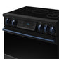 Gordon Ramsay by THOR Kitchen 36" Induction Range in Black Matte with Blue Accents, RSI36B-BLU