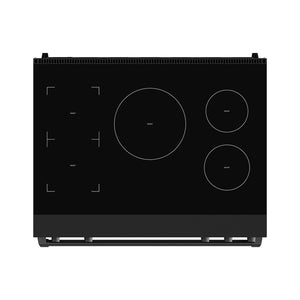 Gordon Ramsay by THOR Kitchen 36" Induction Range in Black, Self-Clean and Air Fry, RSI36B