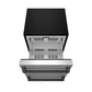 Gordon Ramsay by THOR Kitchen 24" Undercounter Freezer Drawer in Stainless Steel with Black Accents, RZ24U-BLK