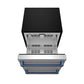 Gordon Ramsay by THOR Kitchen 24" Undercounter Freezer Drawer in Stainless Steel with Blue Accents, RZ24U-BLU