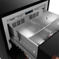Gordon Ramsay by THOR Kitchen 24" Undercounter Freezer Drawer in Black Matte with Rose Gold Accents, RZ24UB-RSG