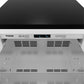Gordon Ramsay by THOR Kitchen 24" Undercounter Freezer Drawer in Black Matte with Stainless Steel Accents, RZ24UB-SS