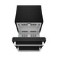 Gordon Ramsay by THOR Kitchen 24" Undercounter Freezer Drawer in Black Matte with Stainless Steel Accents, RZ24UB-SS