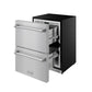 Gordon Ramsay by THOR Kitchen 24" Undercounter Freezer Drawer in Stainless Steel, RZ24U