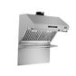 FORNO Savona 30" 600 CFM Wall Mount Range Hood with Back Splash and Baffle Filters, FRHWM5029-30