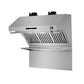 FORNO Savona 36" 1,200 CFM Wall Mount Range Hood with Back Splash and Baffle Filters, FRHWM5029-36