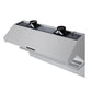 FORNO Savona 60" Wall Mount Range Hood with Backsplash and Heating Lamps, FRHWM5029-60-60HB
