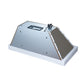 FORNO Ambassador Valente 48" 304 CFM Wall Mount Range Hood with 3 Speeds, LED Light in Fingerprint Resistant White, Antique Brass and Copper Rivet Trim, FRHWM5099-48CPWHT