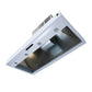 FORNO Ambassador Valente 48" 304 CFM Wall Mount Range Hood with 3 Speeds, LED Light in Fingerprint Resistant White, Antique Brass and Copper Rivet Trim, FRHWM5099-48CPWHT